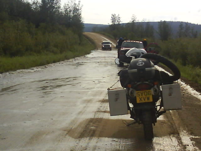 103 Top Of World Highway Flooded 12th July 2010.jpg